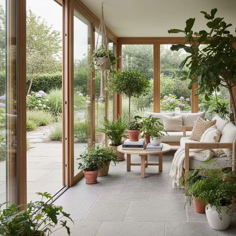 Aménager une véranda : créer un espace de vie végétalisé toute l'année