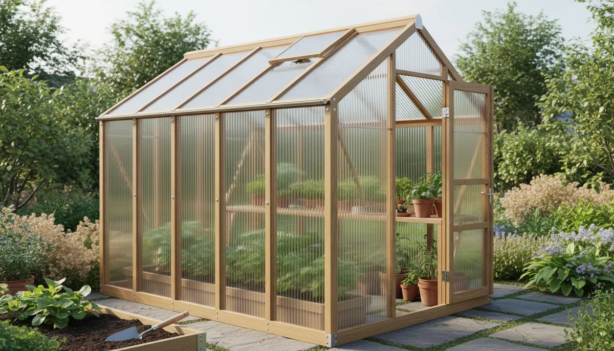 Comment faire une serre en polycarbonate : construction pas à pas
