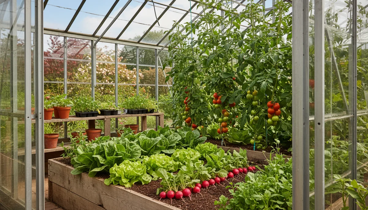 Cultures sous serre : que planter et quand pour récolter toute l'année