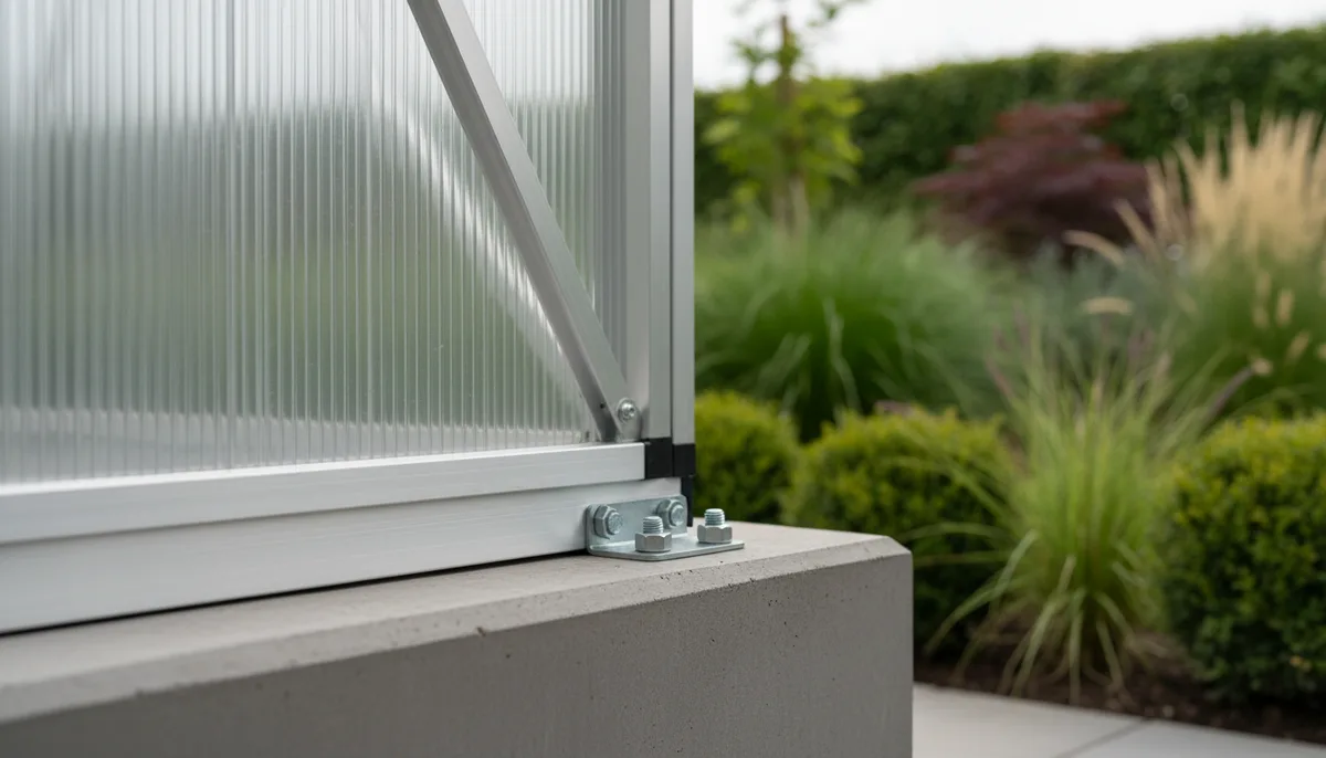 Fixer au sol une serre en polycarbonate : méthodes, ancrage et étapes