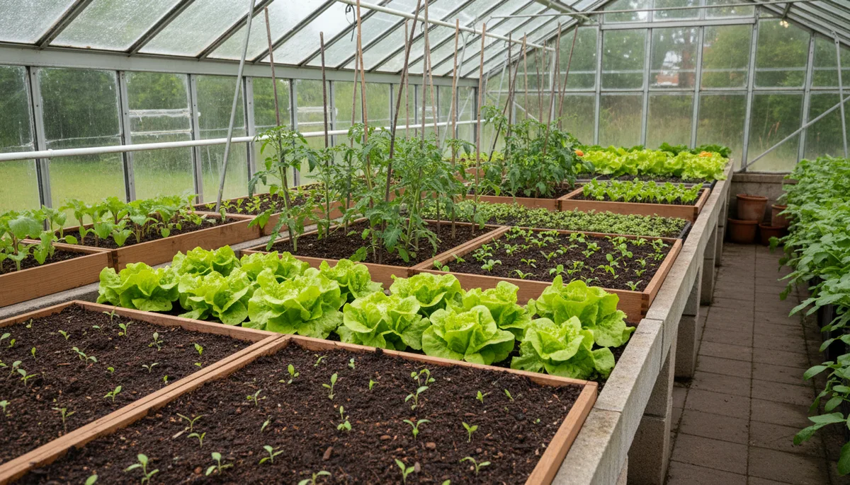 Plantation sous serre : calendrier mois par mois et légumes à planter