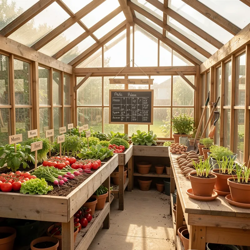Que planter dans une serre ? Calendrier et légumes pour récoltes toute l'année