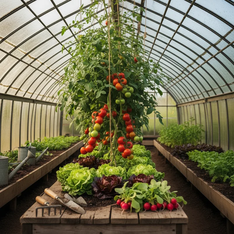 Réussir son potager sous serre toute l'année : calendrier et techniques