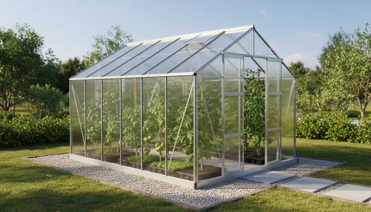 Serre polycarbonate 12m2 : guide d'achat, pose et entretien