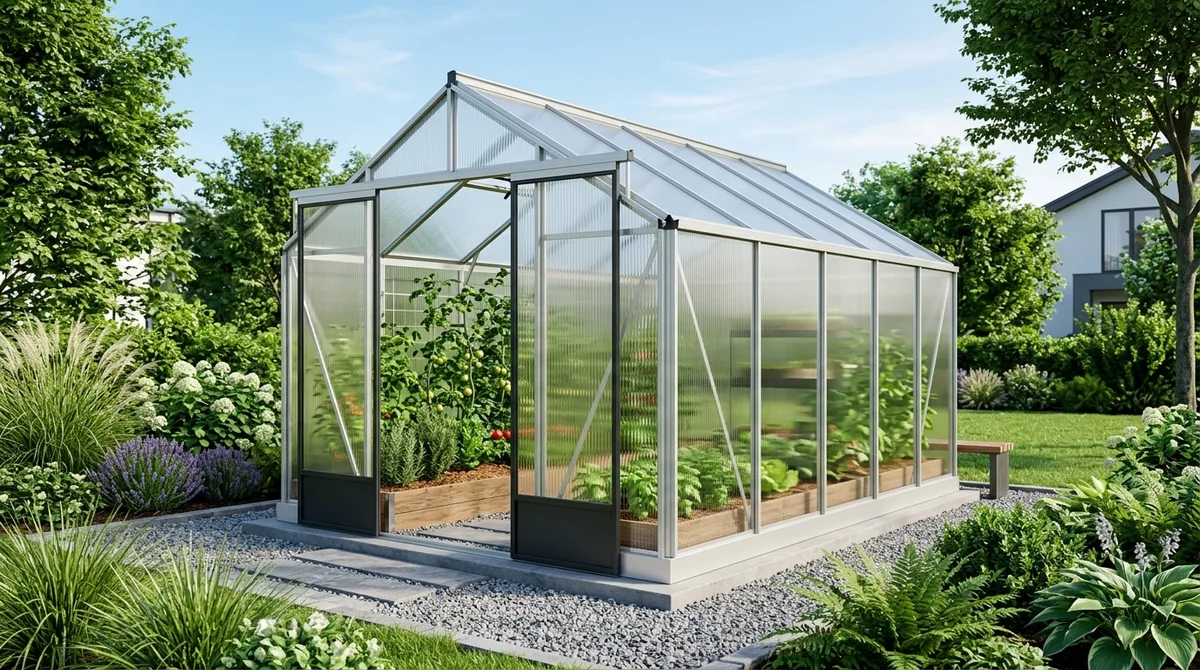 Serre en polycarbonate : choisir, installer et entretenir efficacement