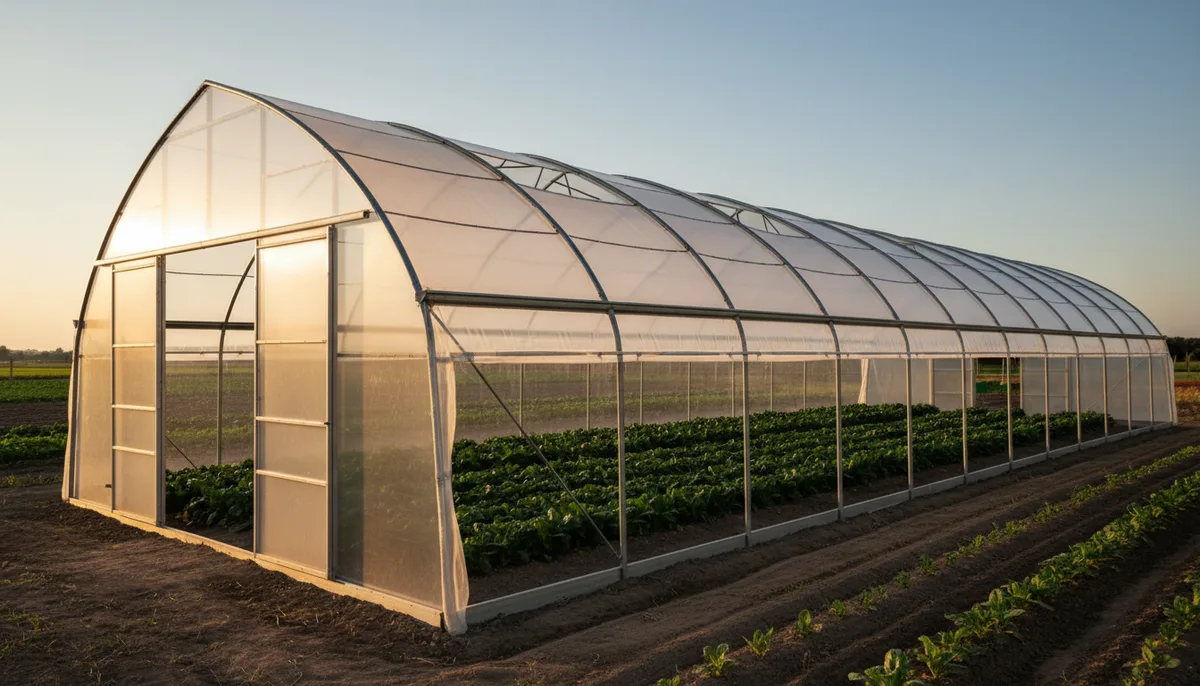 Serre tunnel professionnel : choisir, monter et exploiter sa structure