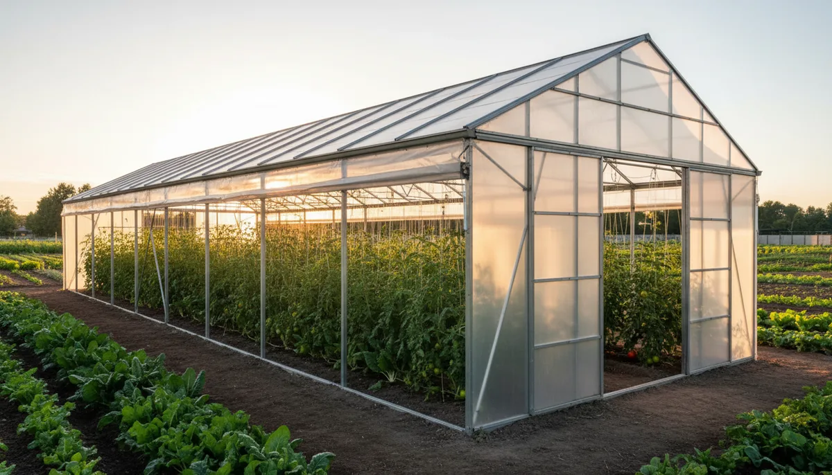 Serres tunnels professionnels : guide d'achat pour maraîchers
