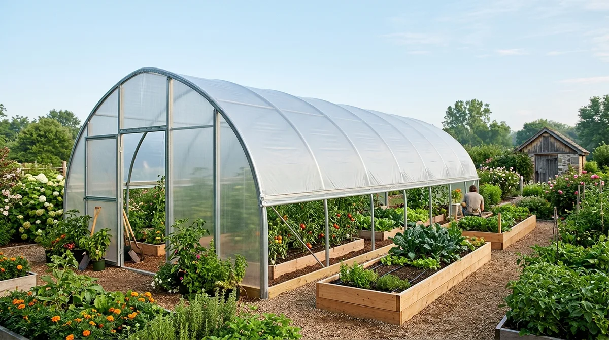 Tunnels de jardin : choisir, installer et utiliser sa serre tunnel au potager